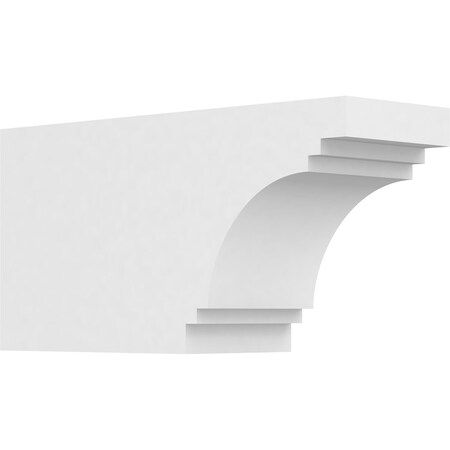 Ekena Millwork Standard Pescadero Architectural Grade PVC Rafter Tail, 4"W X 6"H X 12"L RFTP04X06X12PEC